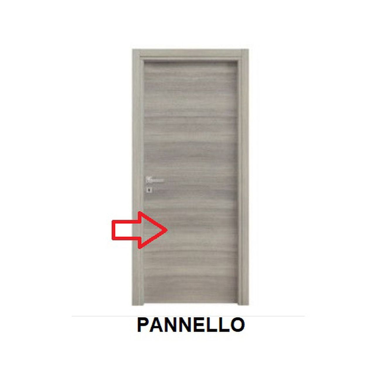 Zz-pannello x porta mod.microtec rovere grigio cm.210x80