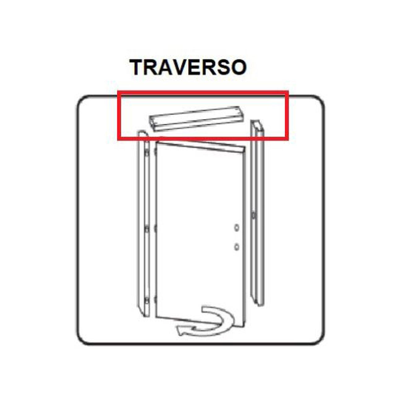 Zz-traverso battente x porta microtec ciliegio 210x80