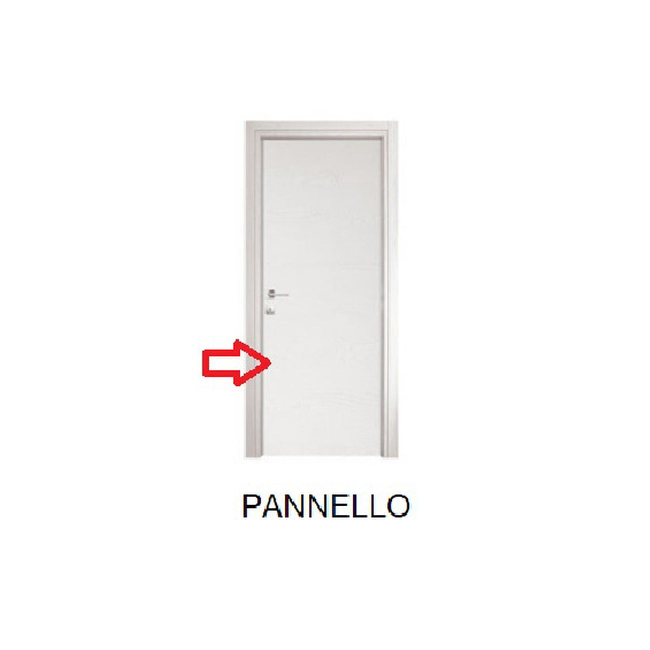 Zz-pannello x porta mod.microtec frassino bianco cm.210x90