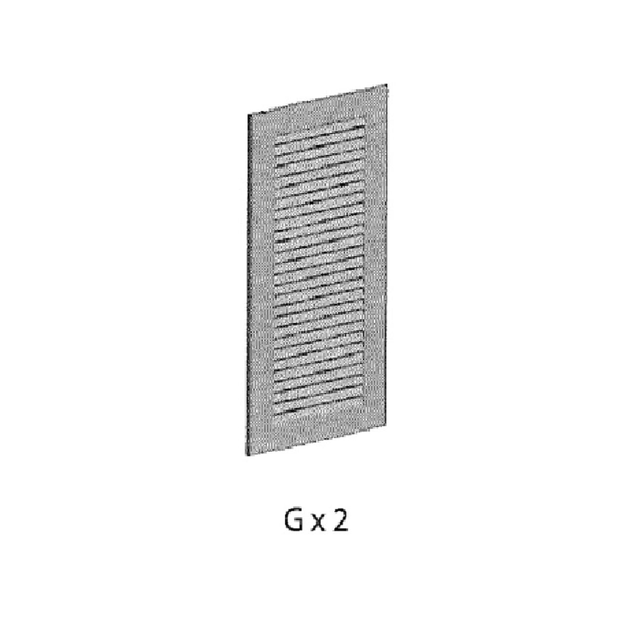 Zz-anta gx2 x pattumiera 2 ante cm. 68x37x90h