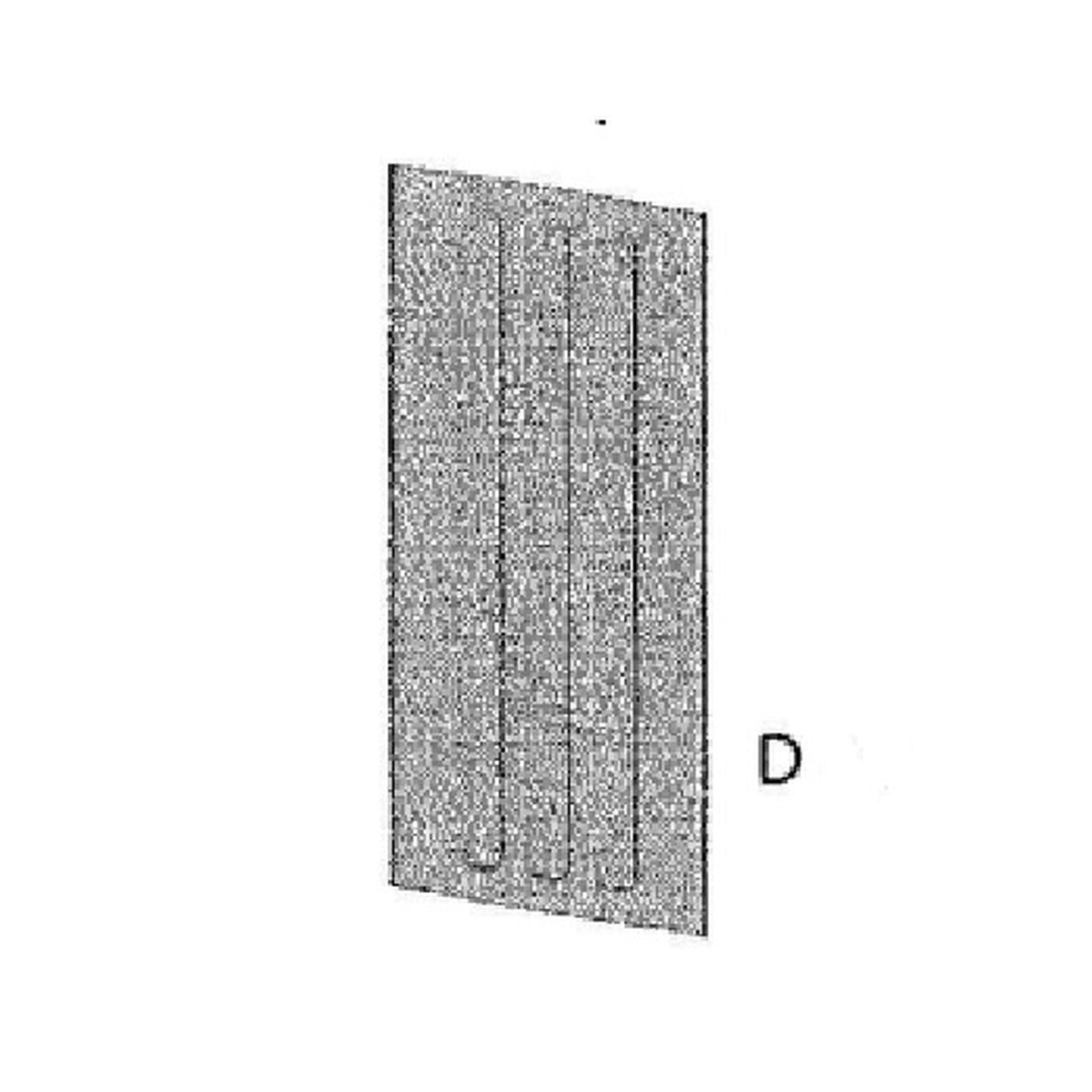 Zz-fianco dx2 x pattumiera 2 ante cm. 68x37x90h