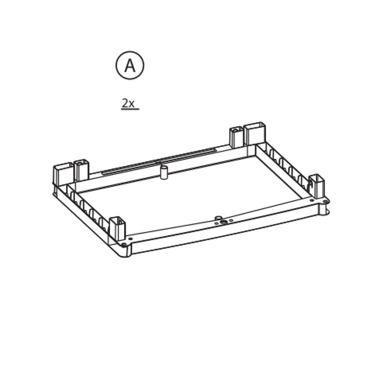 Zz-ax2 x armadio rattan  cm.65x45x172h t/piani antracite