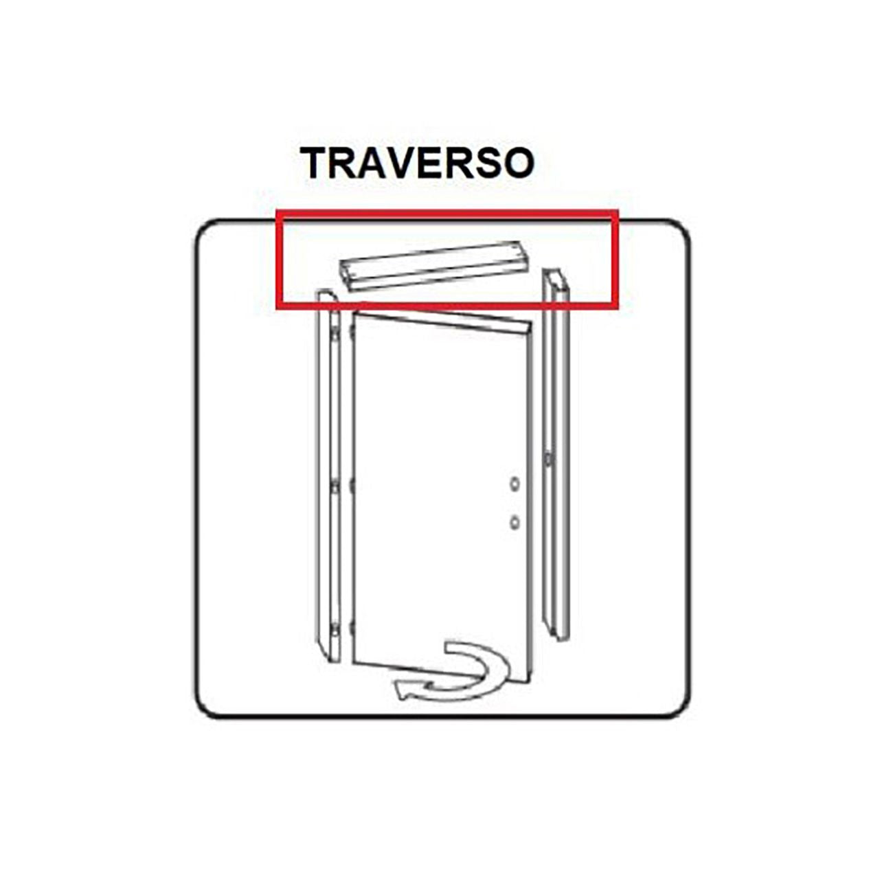 Zz-traverso battente x porta microtec ciliegio 210x70