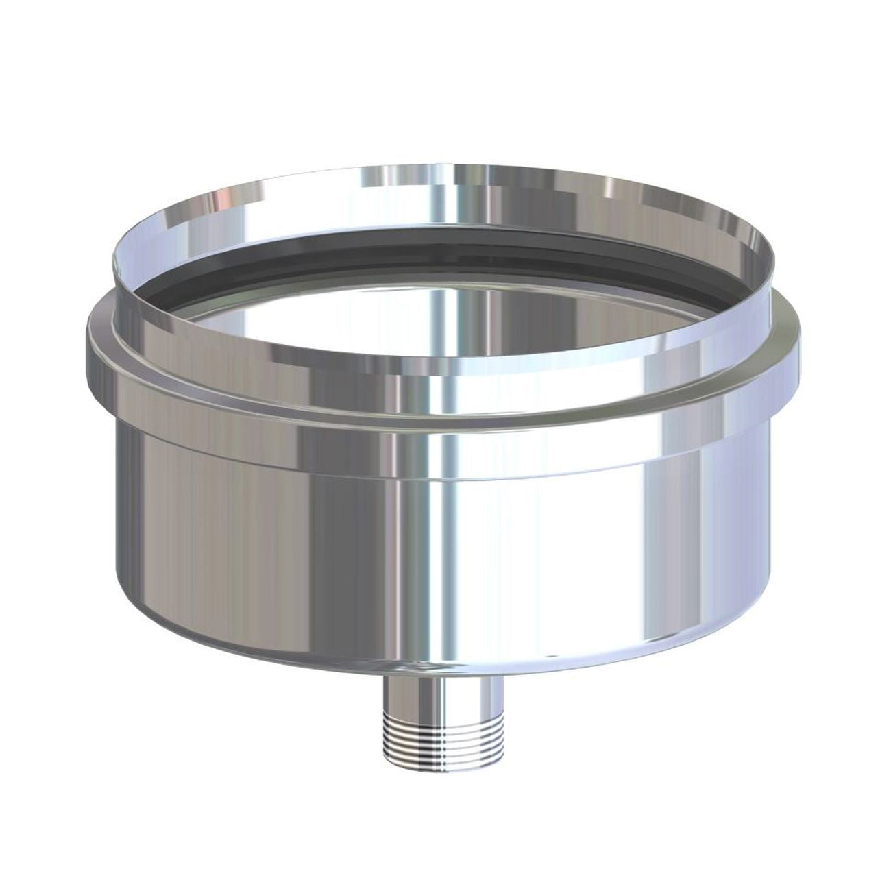 Scarico condensa - Inox Aisi 304 per pellet - Ø cm 8 F