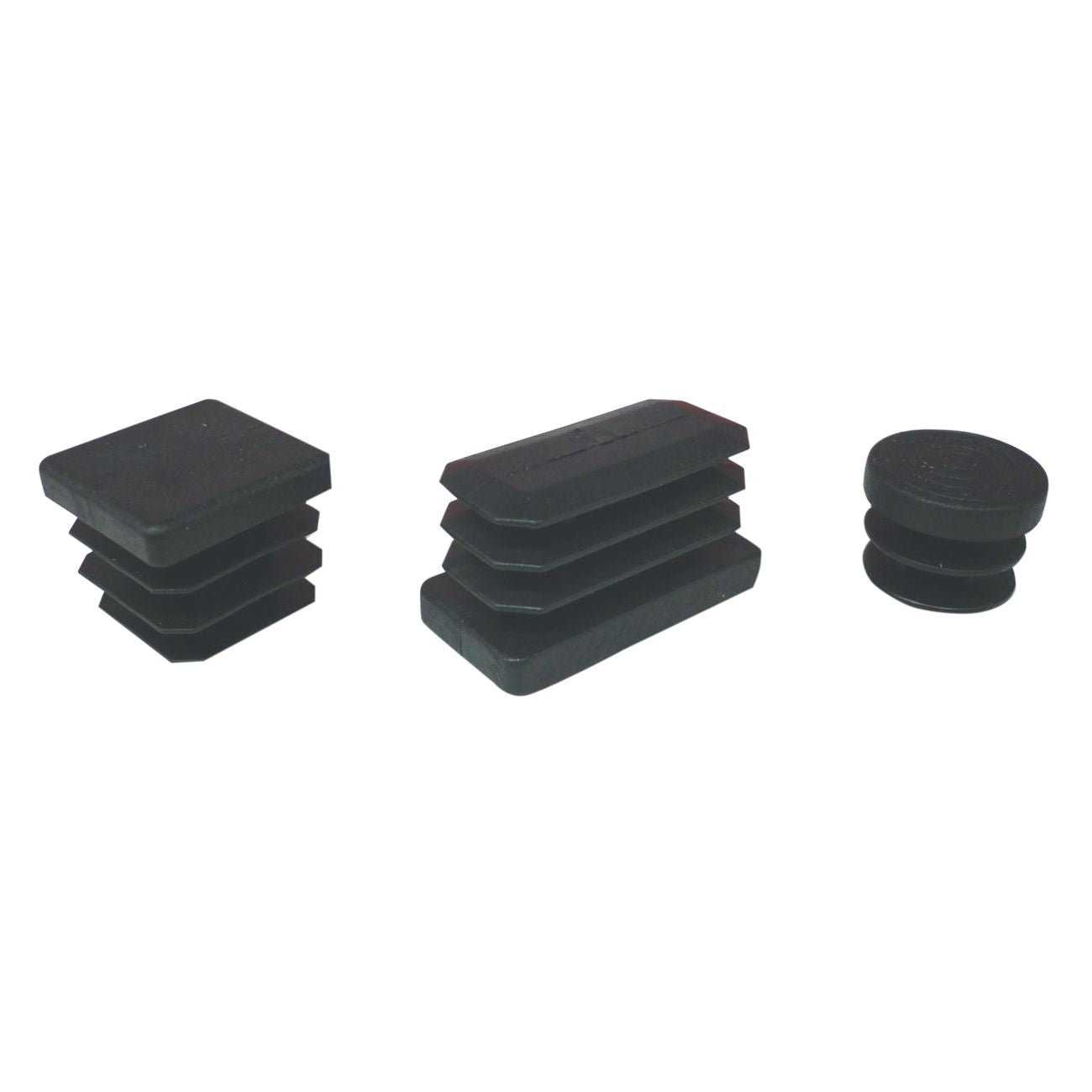 Bl puntali tondi 35 mm plastica nero 6 pz - 6 bl