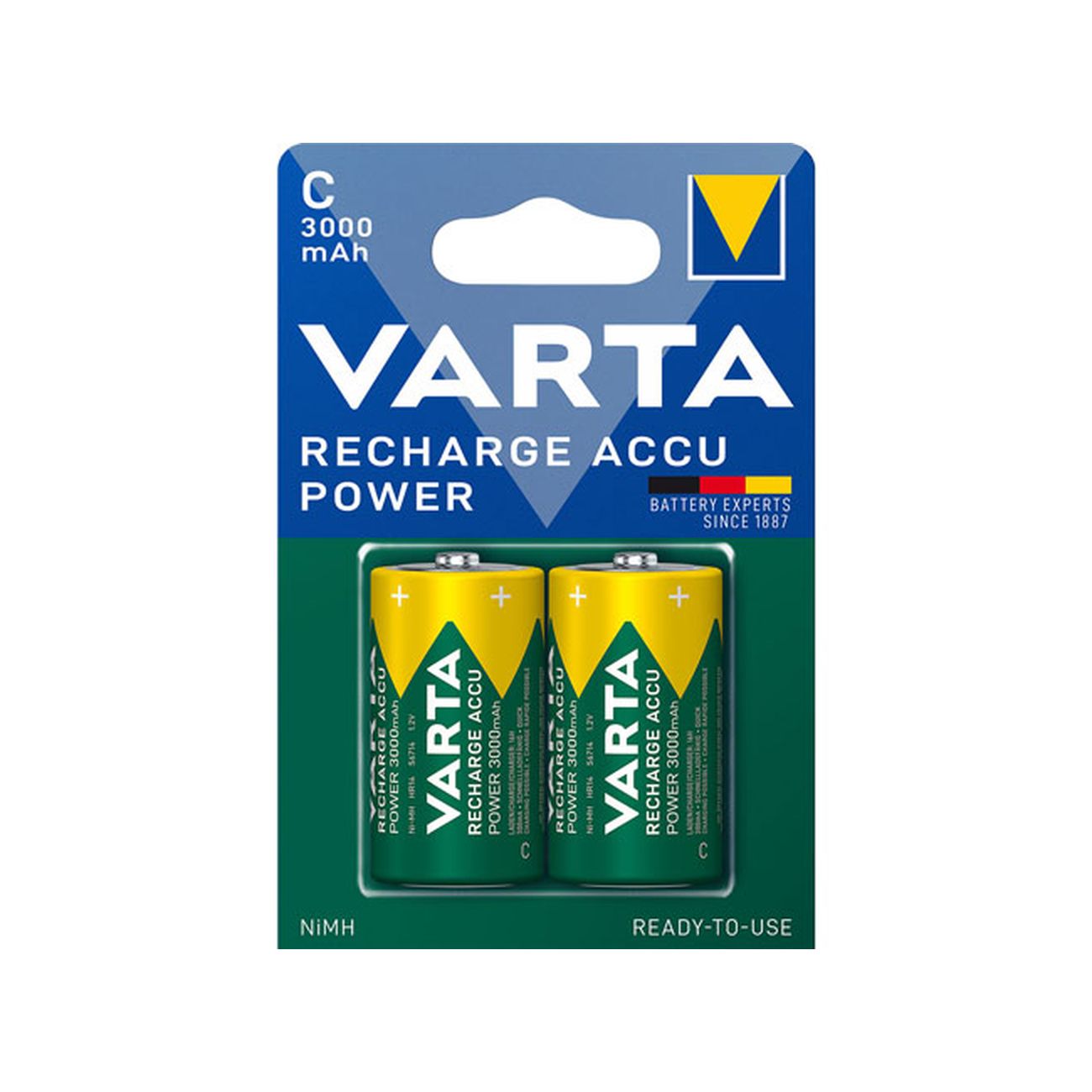 Pila Varta Ricon   Mezza Torcia R2U 2C