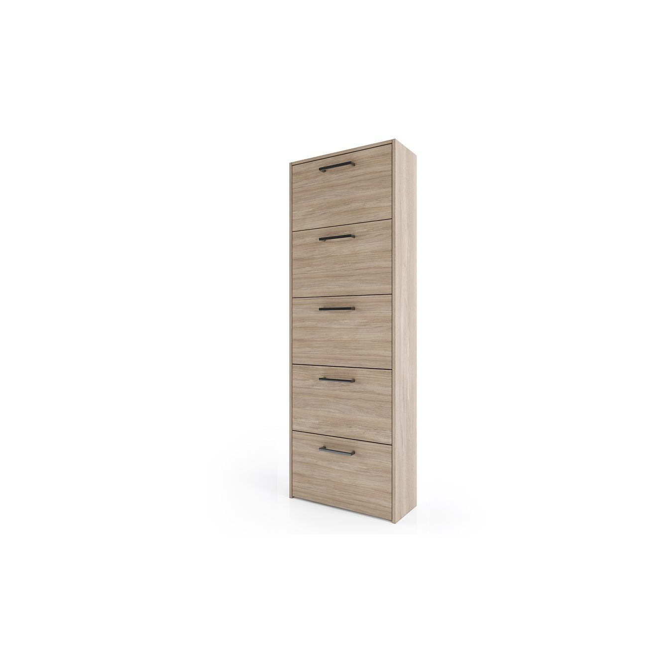 Scarpiera 5a doppia mod.eko308 rovere cm.172x60x25