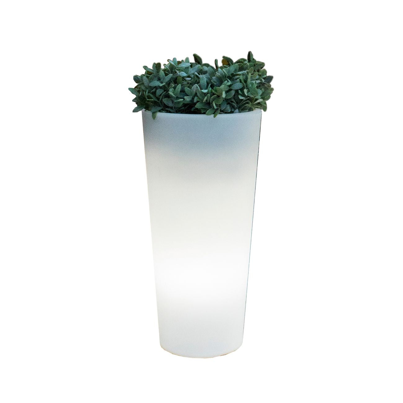 Vaso solare Ficus Tondo - Ø 29x60h cm - RGB con telecomando