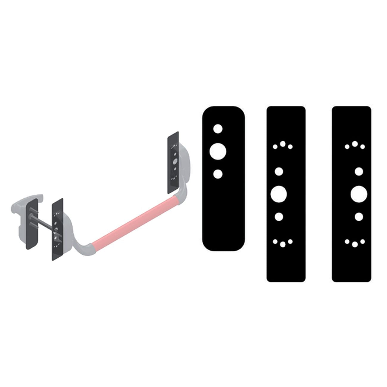 Iseo 94100655 Kit Placche Per Antipanico