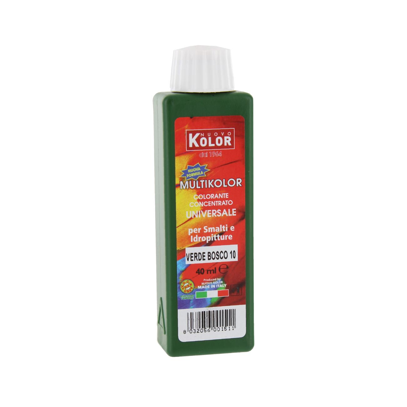 Colorante universale ml.40 verde bosco   10rl - 12 pz