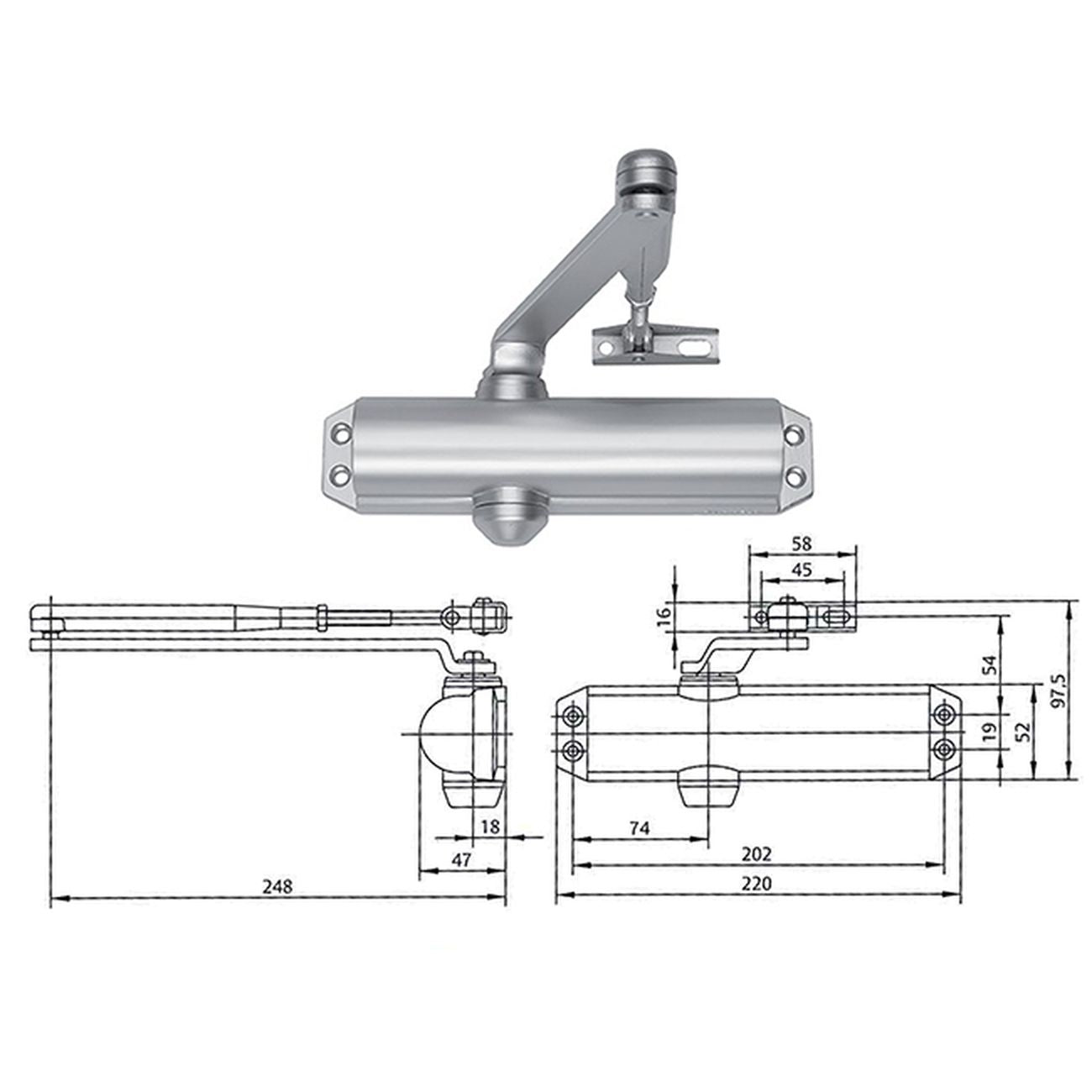 Assa Abloy Dc120 Ar Chiudip  S/F For 2/4