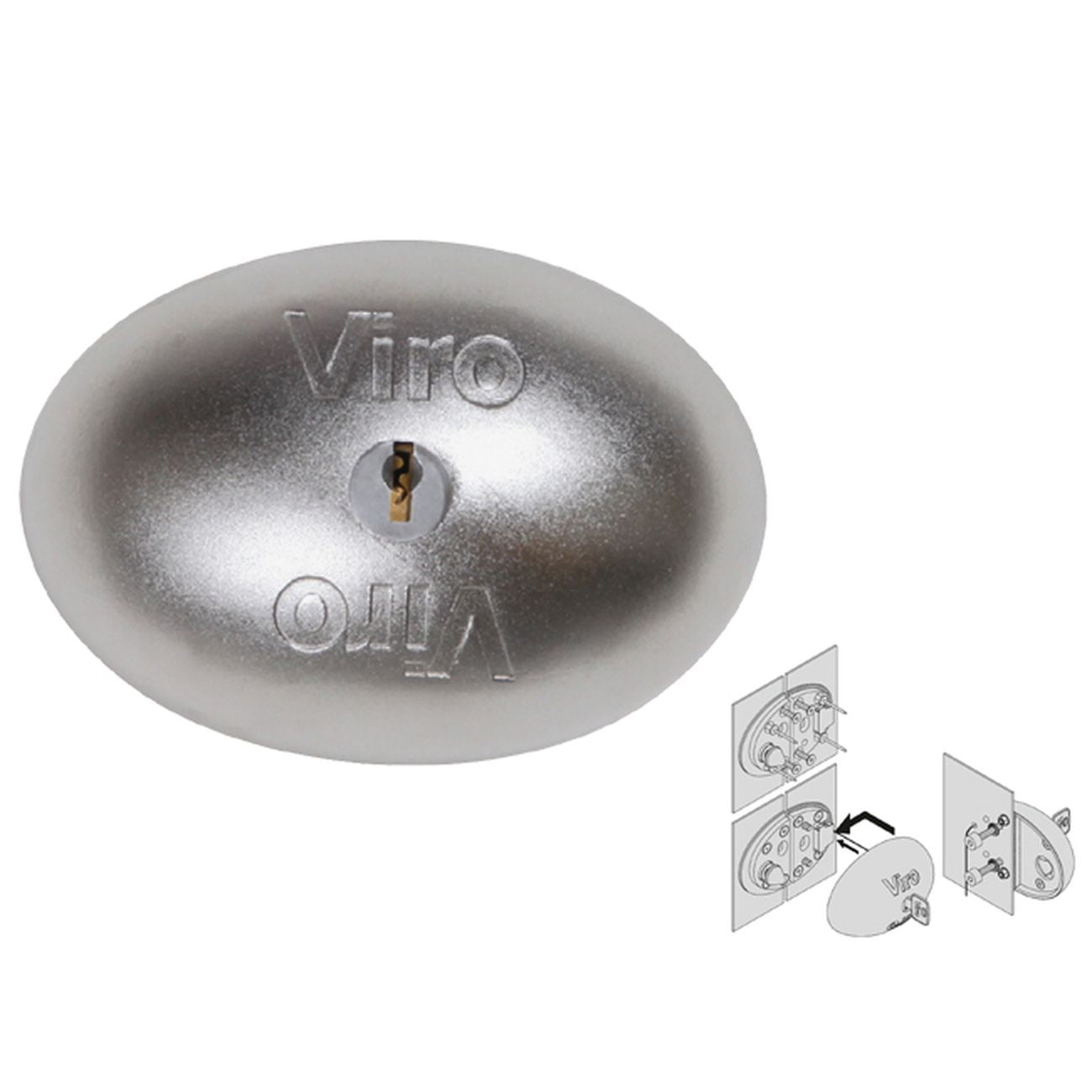 Viro 4222 Ka Coppia Van Lock Prot.Furgon