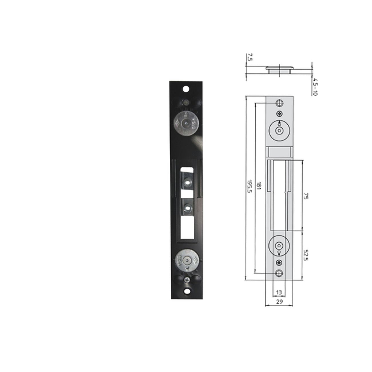 Cisa 06465-74-0 Contropiastra Met Regol