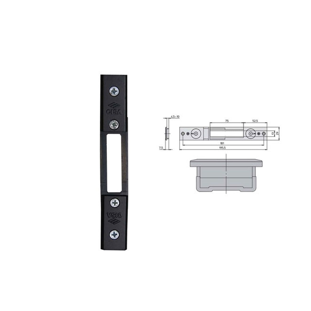 Cisa 06465-52-0 Contropiastra Met Regol