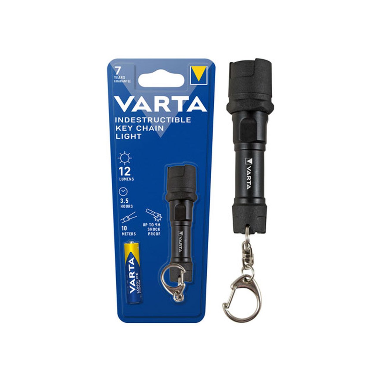 Torcia Varta Led Indestruct.+1Aaa C/Pile