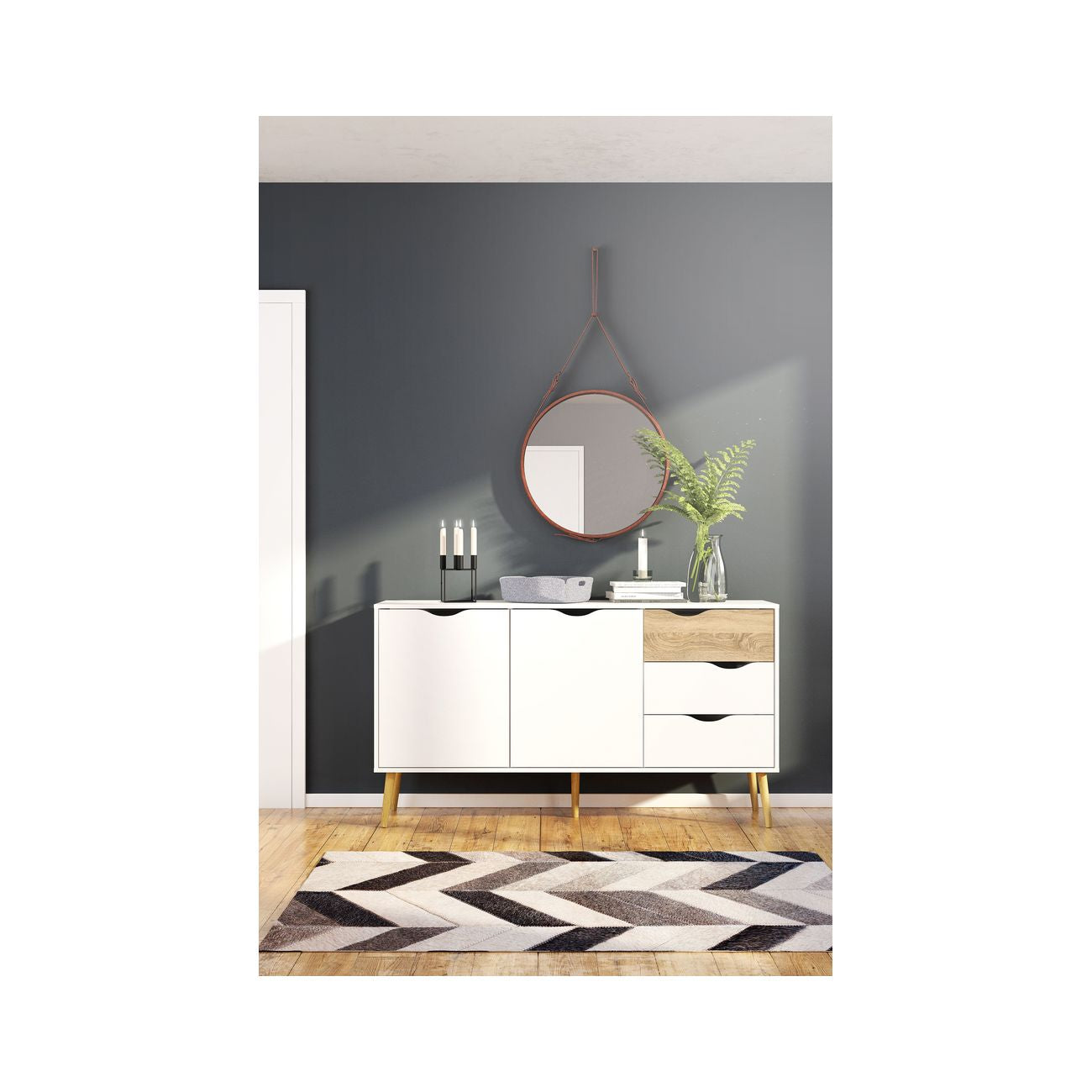 Kit credenza oslo cm.147x39x91