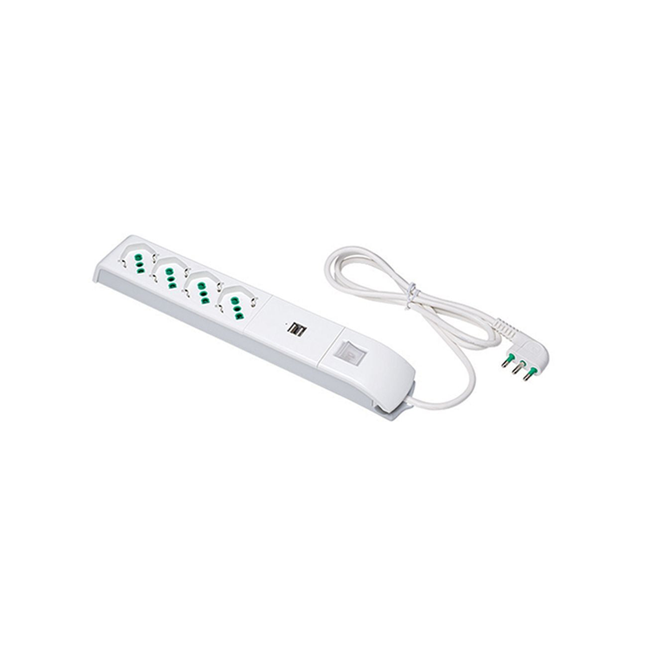 Prolunga Multipla  3X1 4P + Int. Usb 410150