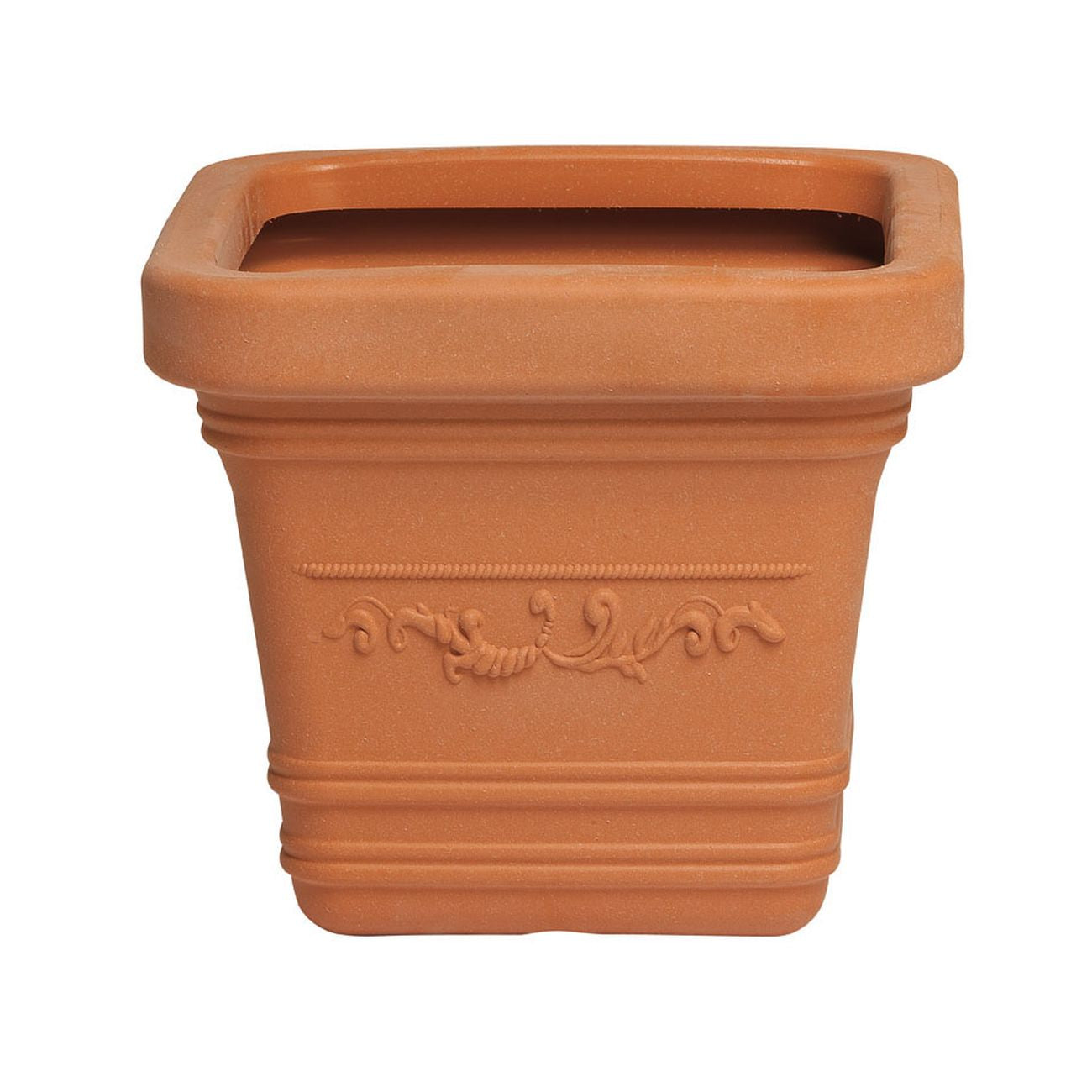 Vaso plastica festonato cm.40x40x35h prestige