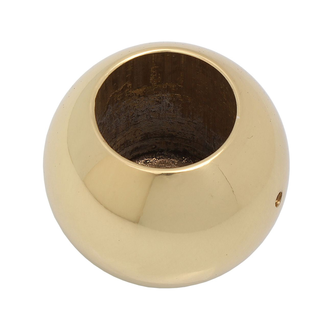 Bl finale corrimano pomolo ottone tubo d.30mm lucido
