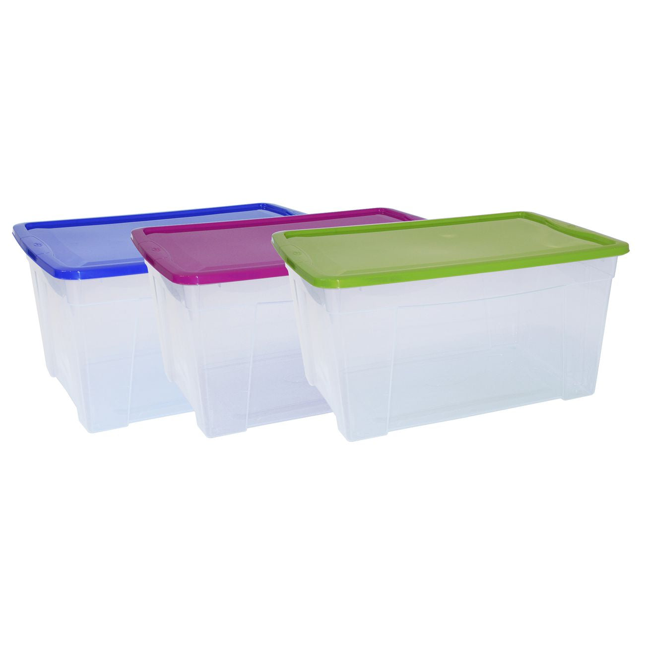 Contenitore space box con coperchio 56x39,5xh29cm - 6 pz