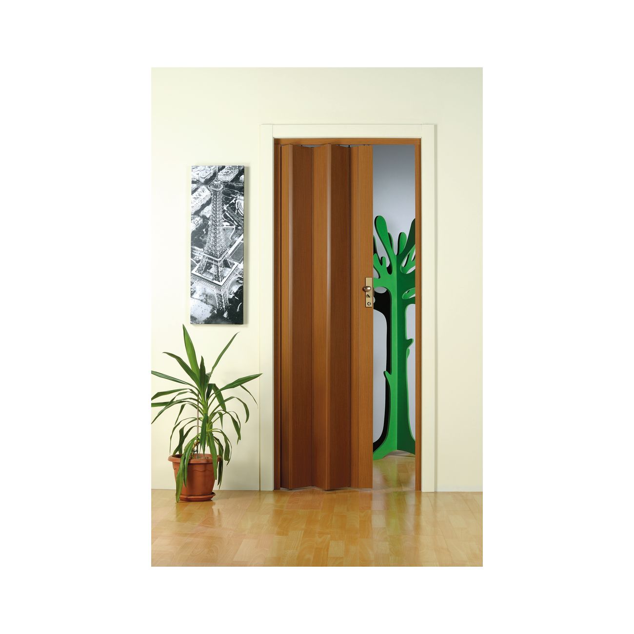 Porta a soffiettomaya cm 83x214 legno scuro