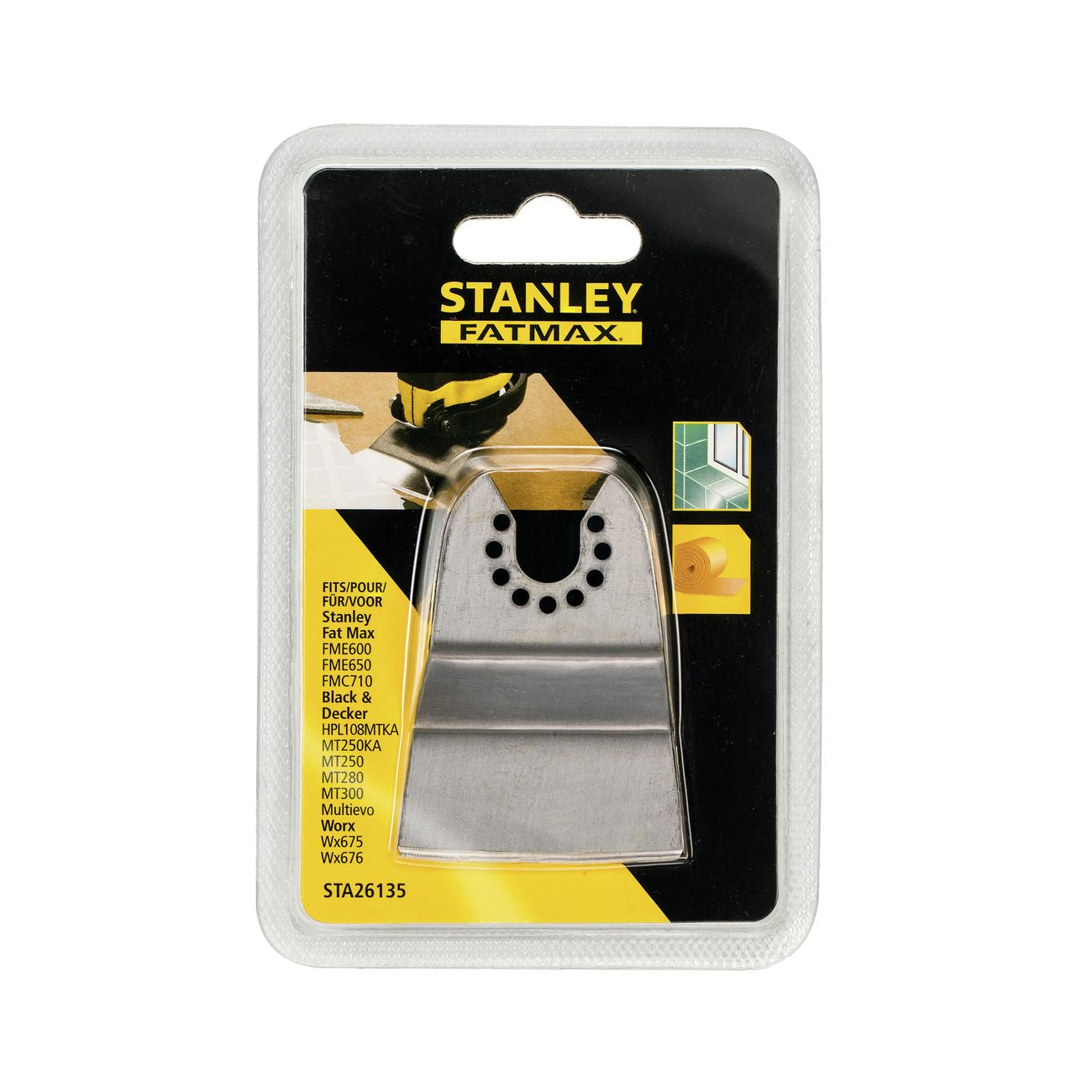 Piranha/stanley sta26135 (x26135) raschietto mm 52x26 x mt300