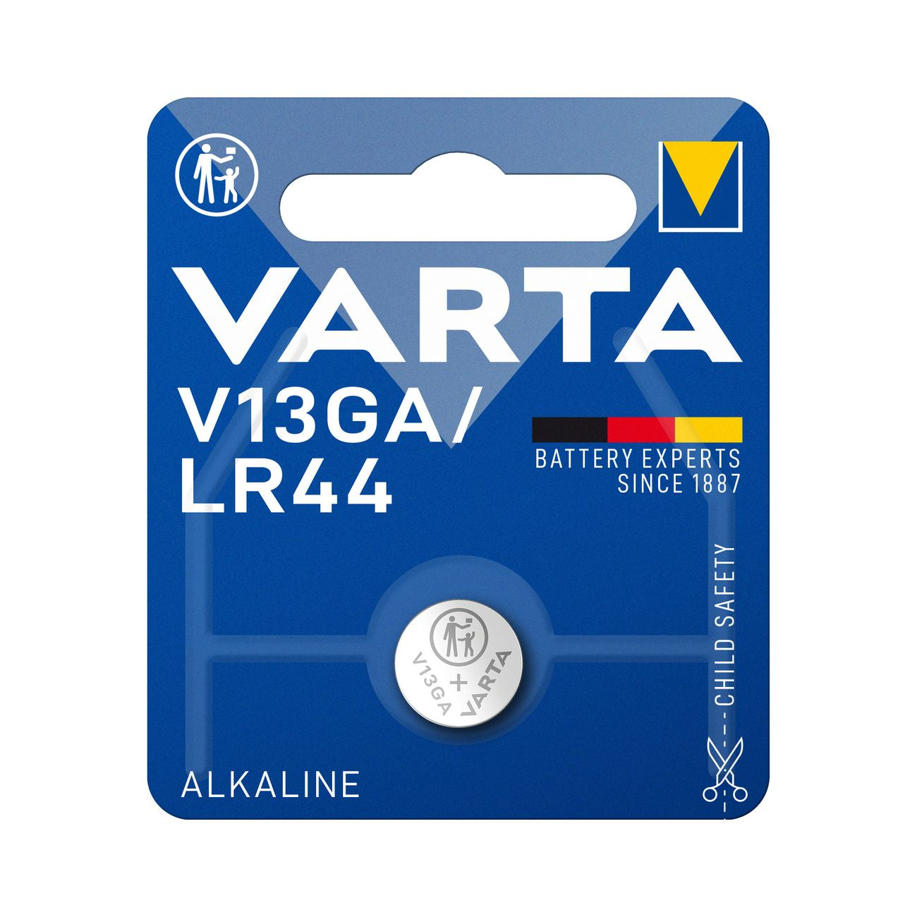 Varta batteria a bottone v13ga  bl.1pz (lr44) - 10 bl