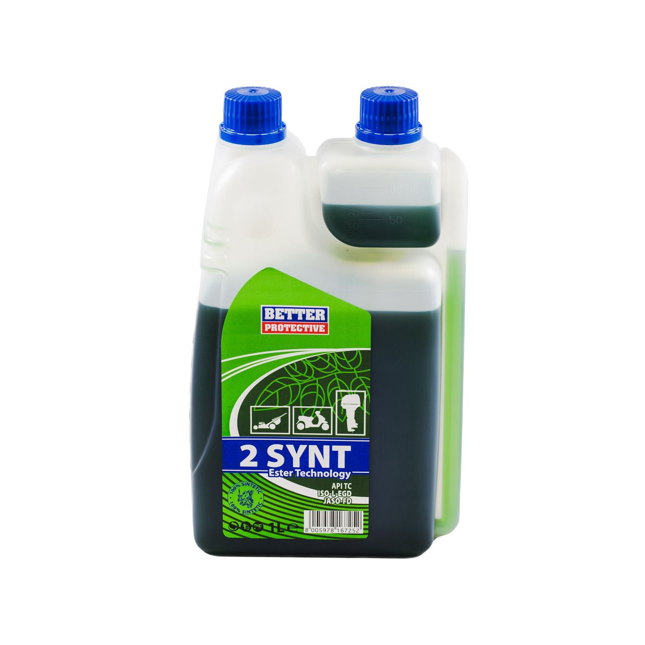 Olio 2t 100 sint.better c-dosatore lt.1 - 12 pz