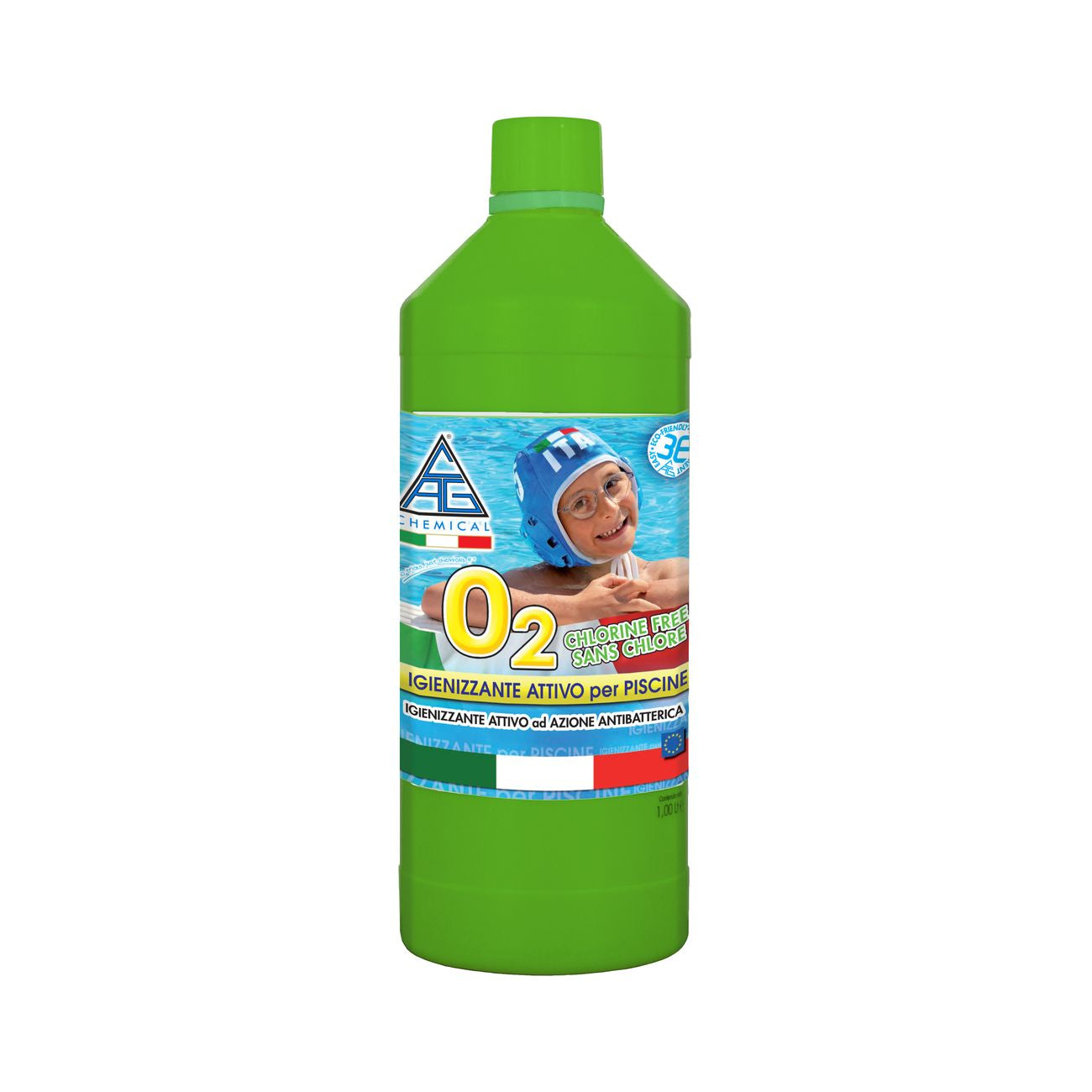 Igienizzante senza cloro multiatt.x piscina lt.1 - 12 pz