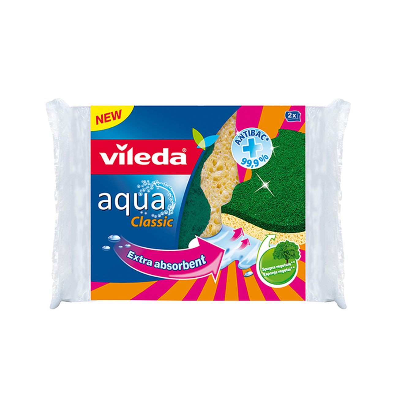 Spugna Aqua            2Pz 144790