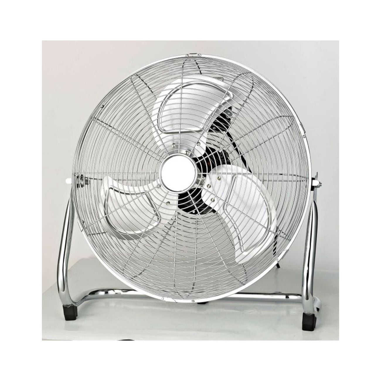 Ventilatore a pavimento cromato - Metal SN-f450 - cm Ø  45