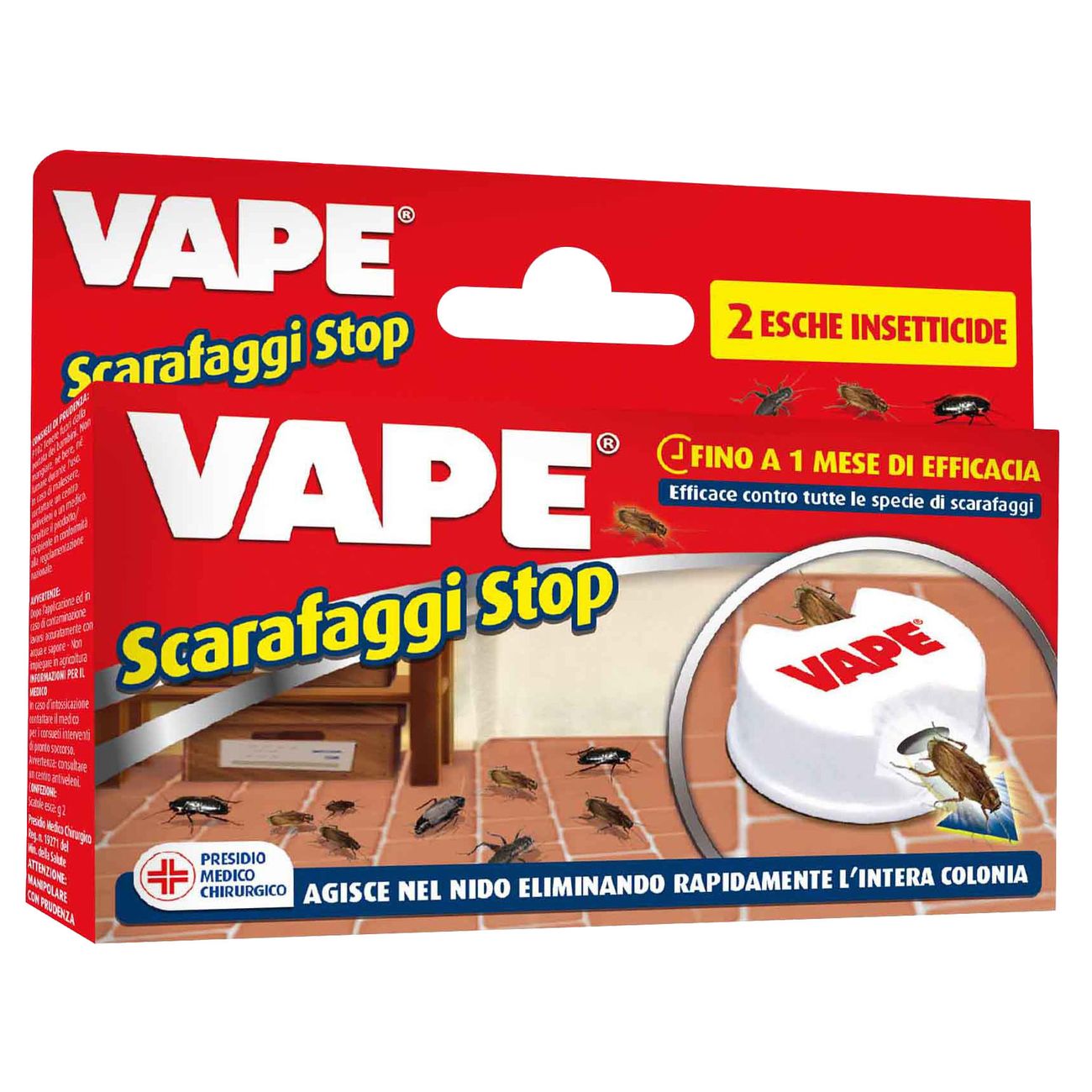 Vape esca scarafaggi pz.2 - 12 conf.