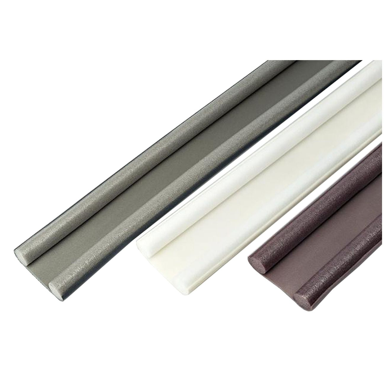 Paraspifferi sottoporta doppio 95 cm marrone - 6 pz