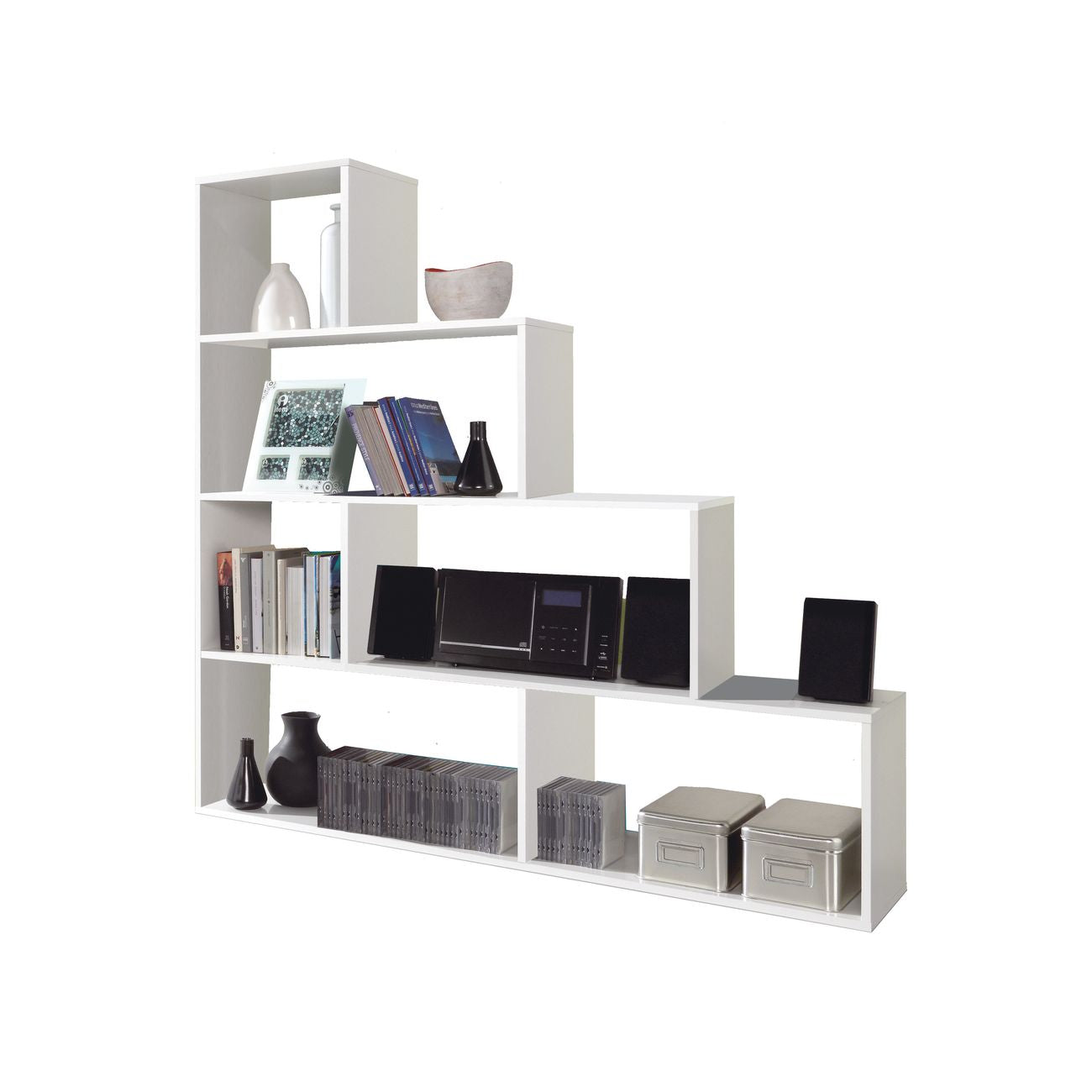 Kit libreria klum cm.145x29x145h bianco