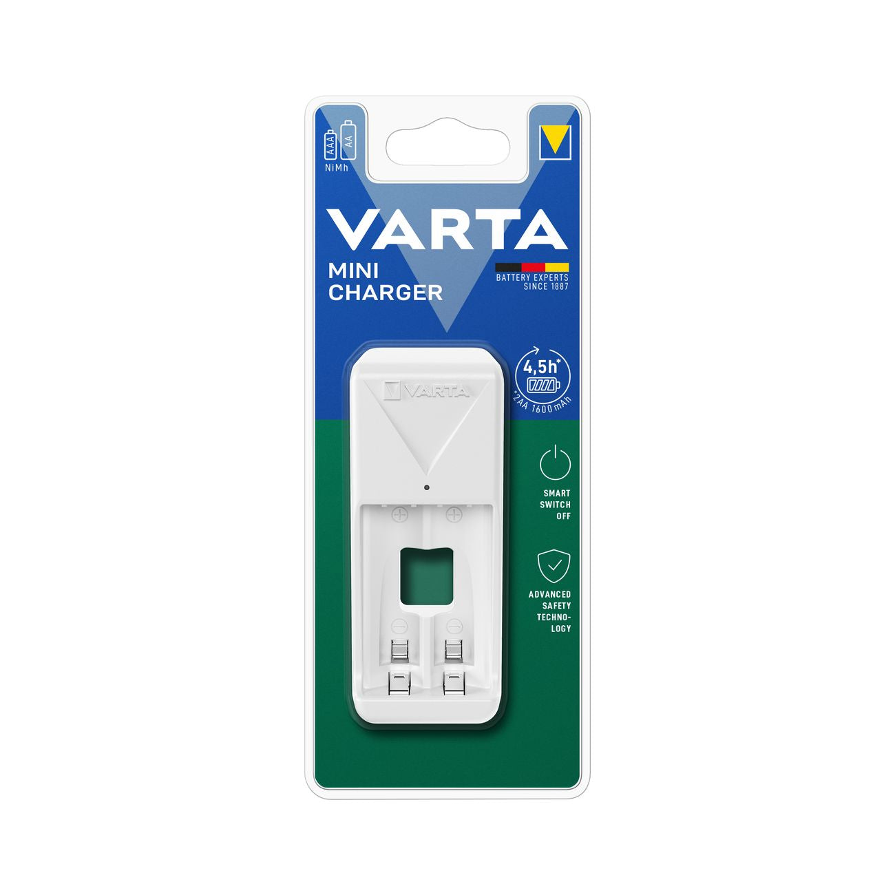 Varta caricabatterie mini charger vuoto