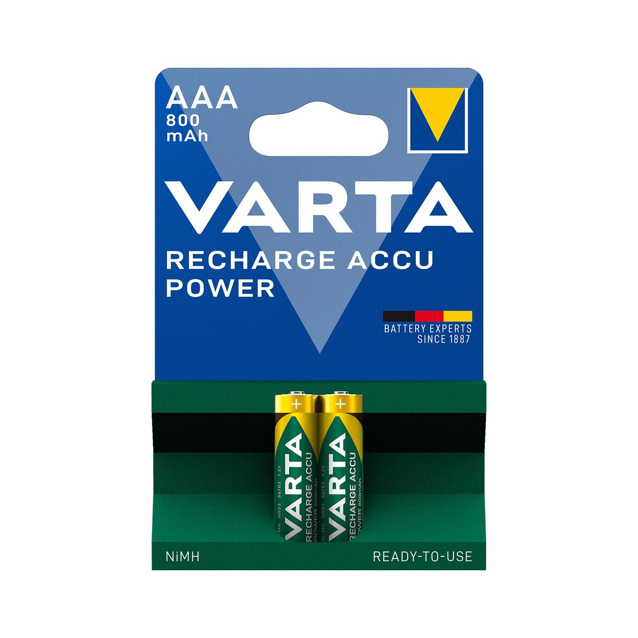 Varta batterie ricar. mah  800 m/stilo bl2 - 10 bl