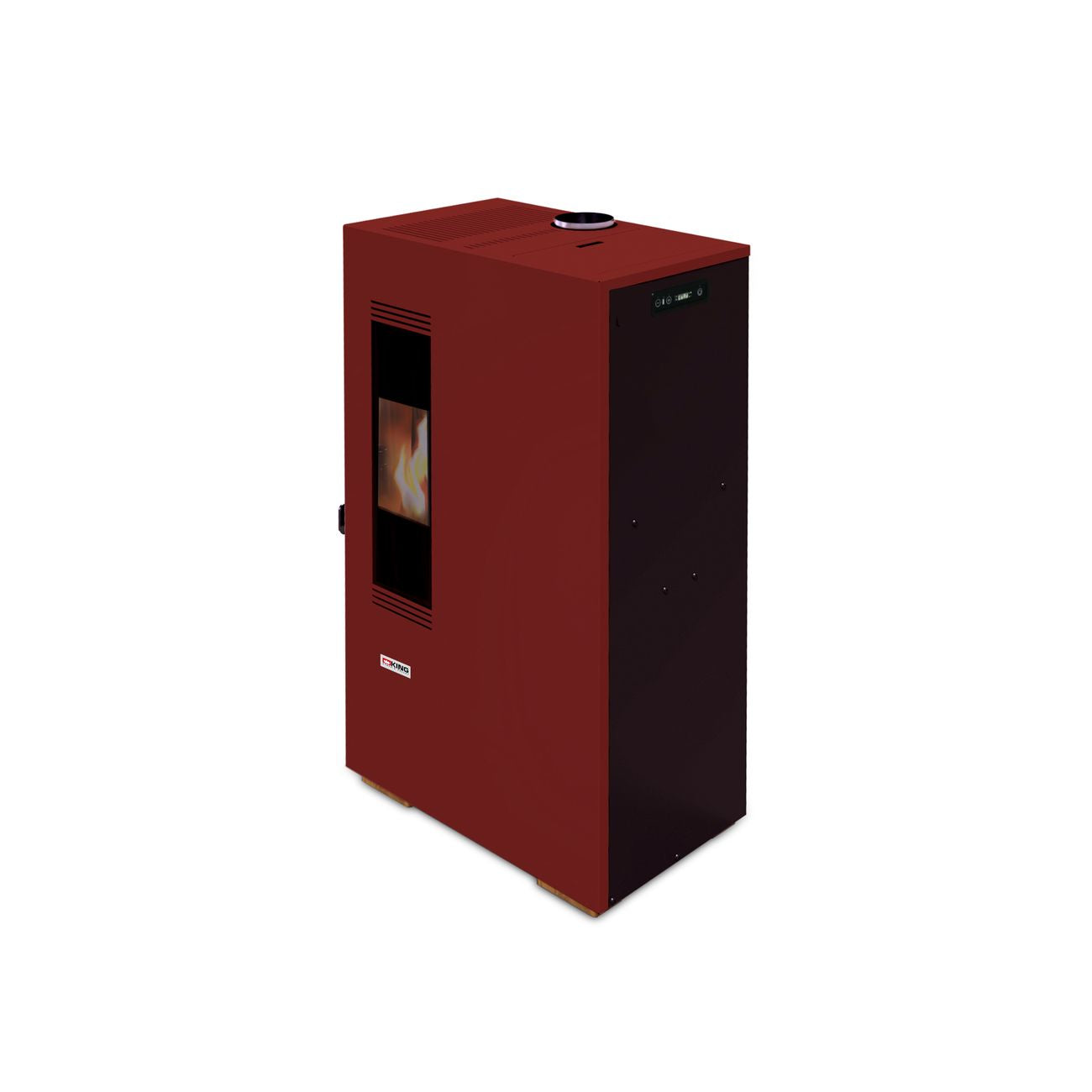 Stufa pellet mini king 5 bordeaux