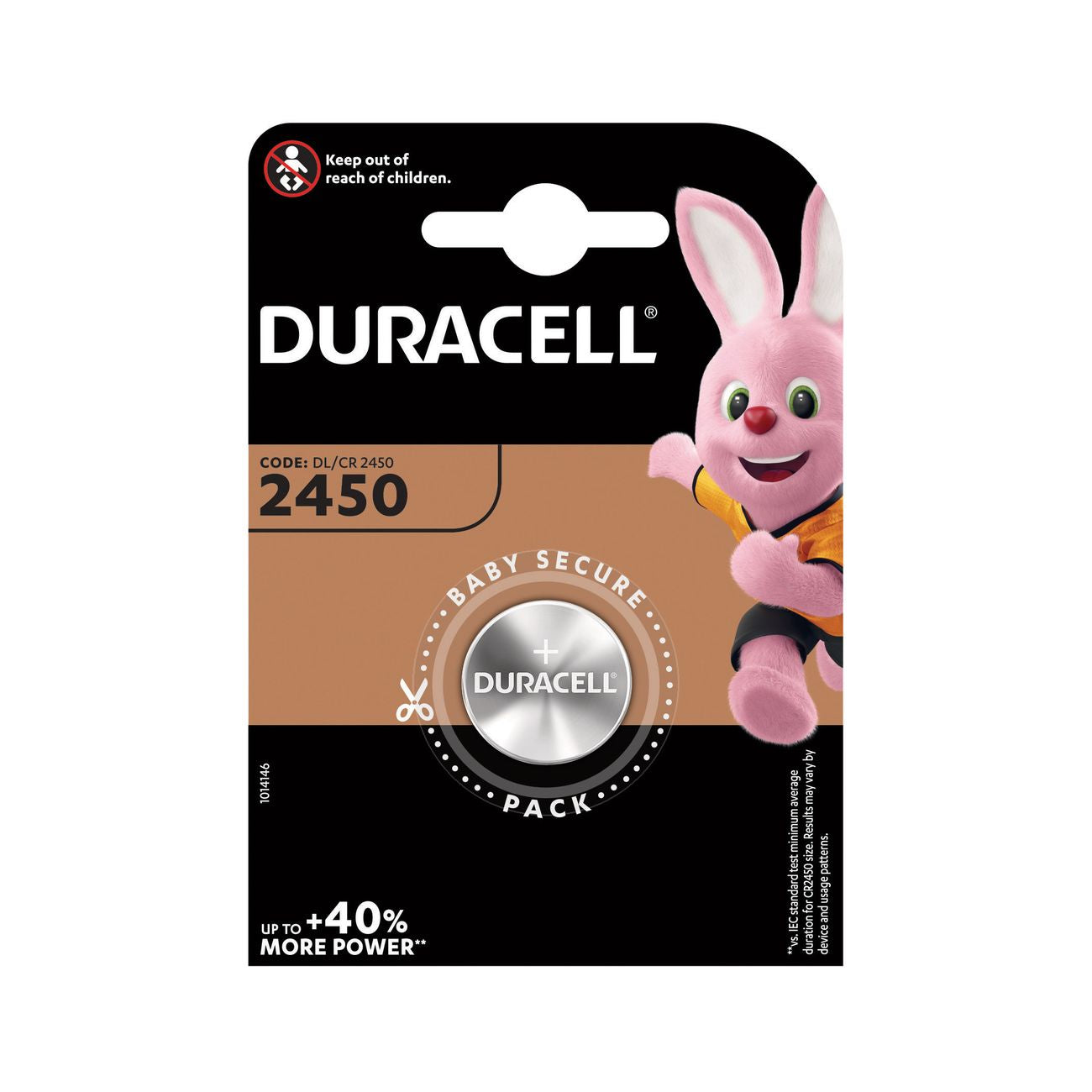 Duracell batteria a bottone cr2450 bl.1pz. - 10 bl