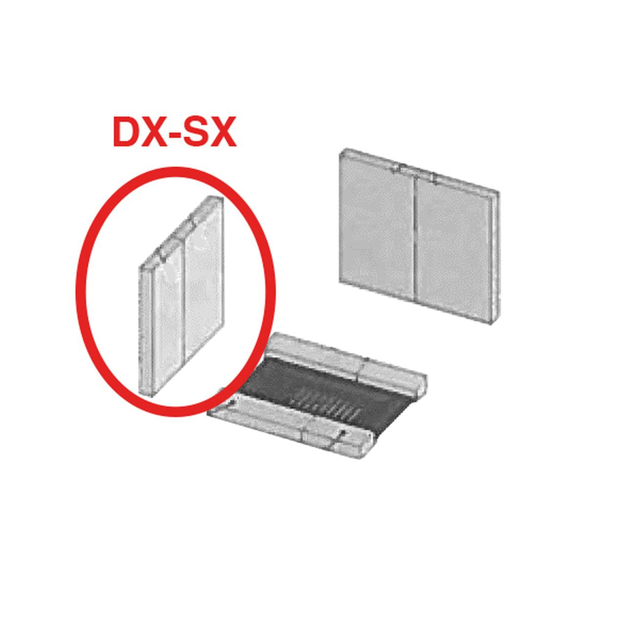 Coppia refrattario laterale dx/sx x stufa kir