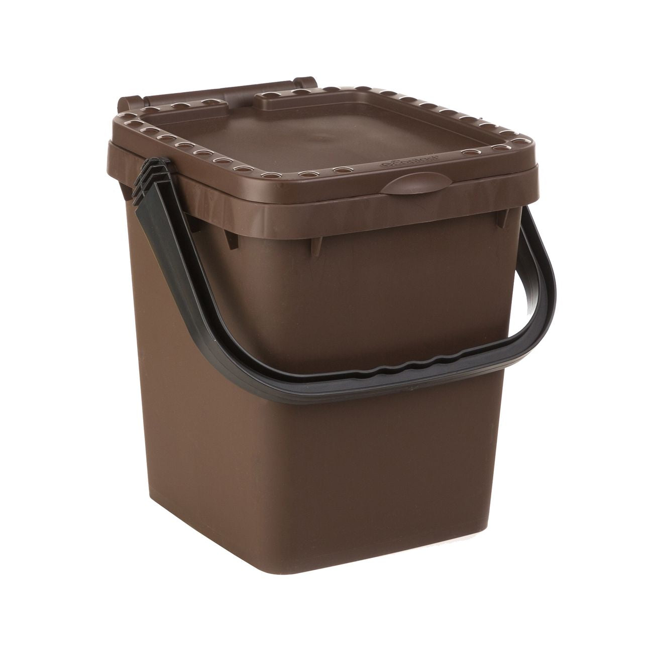 Pattumiera ecoplus con maniglia 10 l marrone - 12 pz