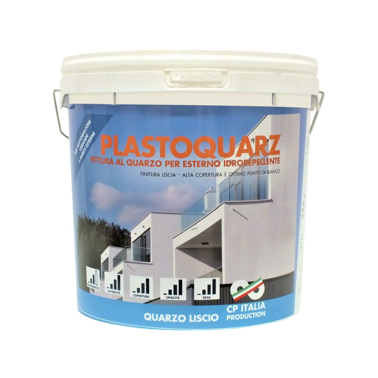 Pittura al quarzo plasto quarz da lt.14