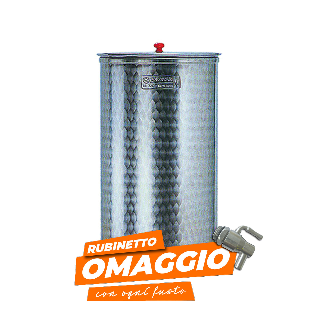 Botte per alimenti in acciaio inox