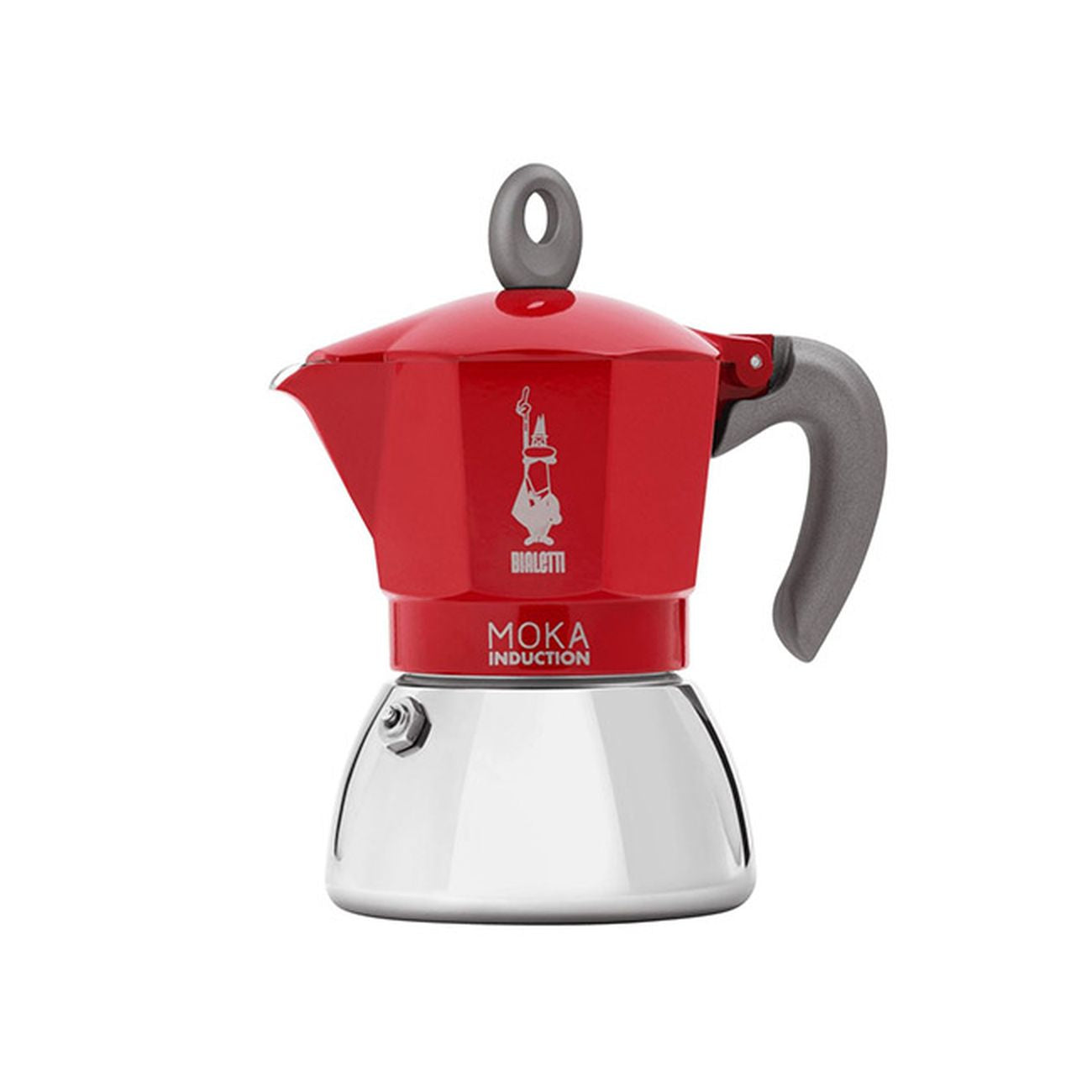 Caffettiera Moka Induction Rossa