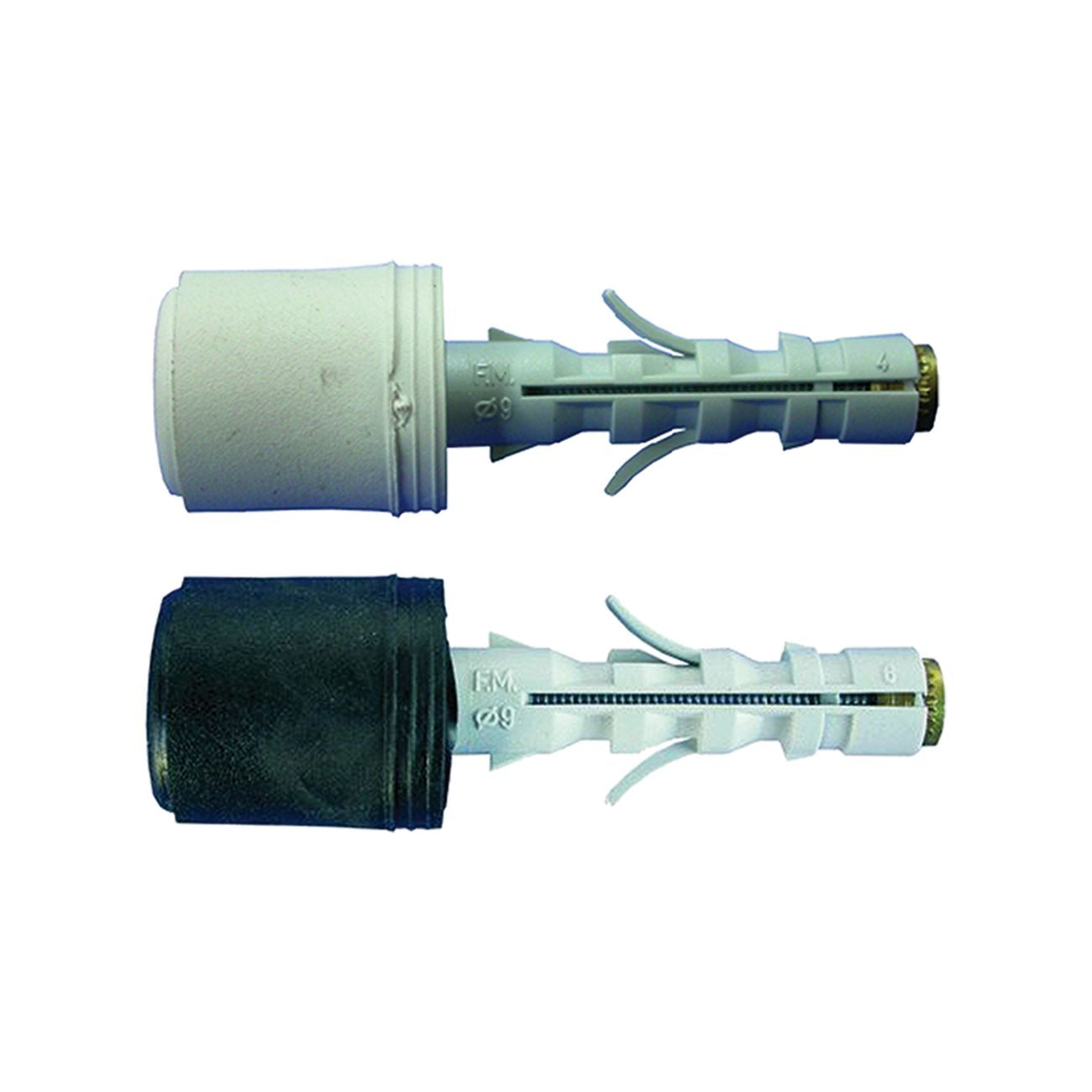 Tassello nylon paracolpo 'hts10' mm. 9/40 - pz. 2 nero