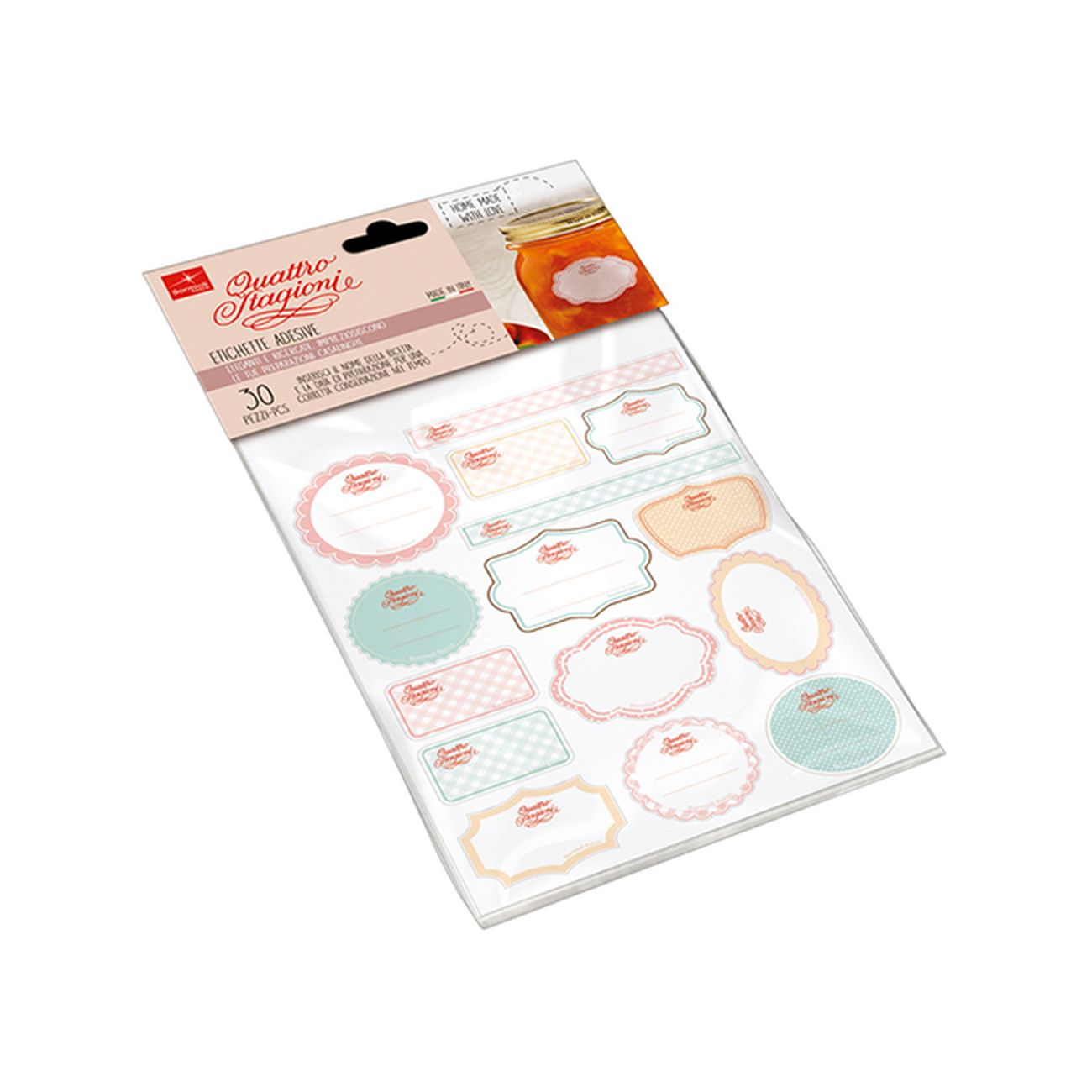 Kit 30 Etichette Adesive 4 Stagioni