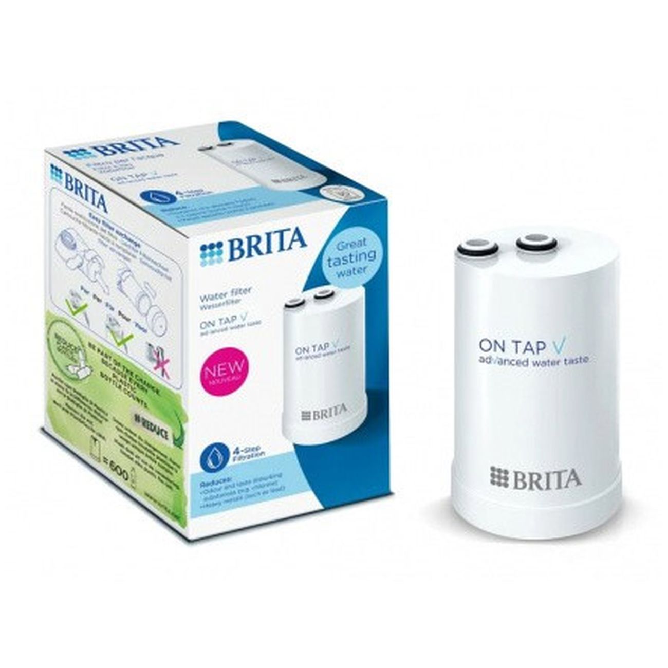 Brita On Tap - Filtro di ricambio a 4 stadi On Tap V 1052388 