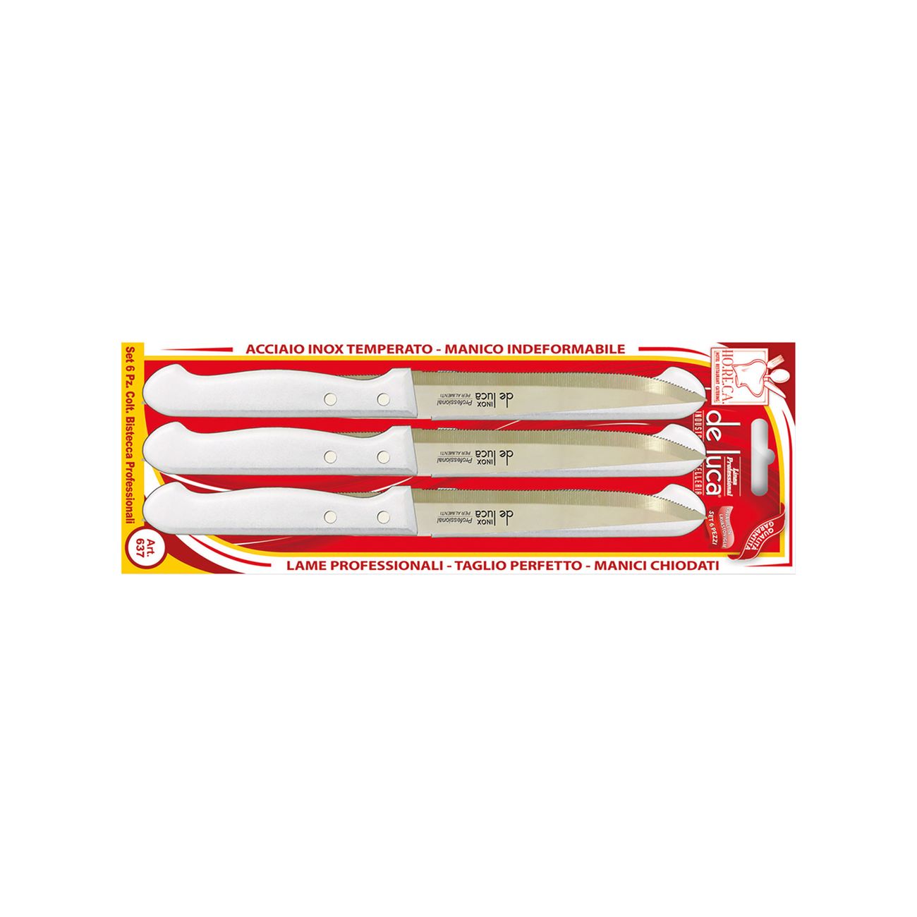 Set coltelli da bistecca 6 pz