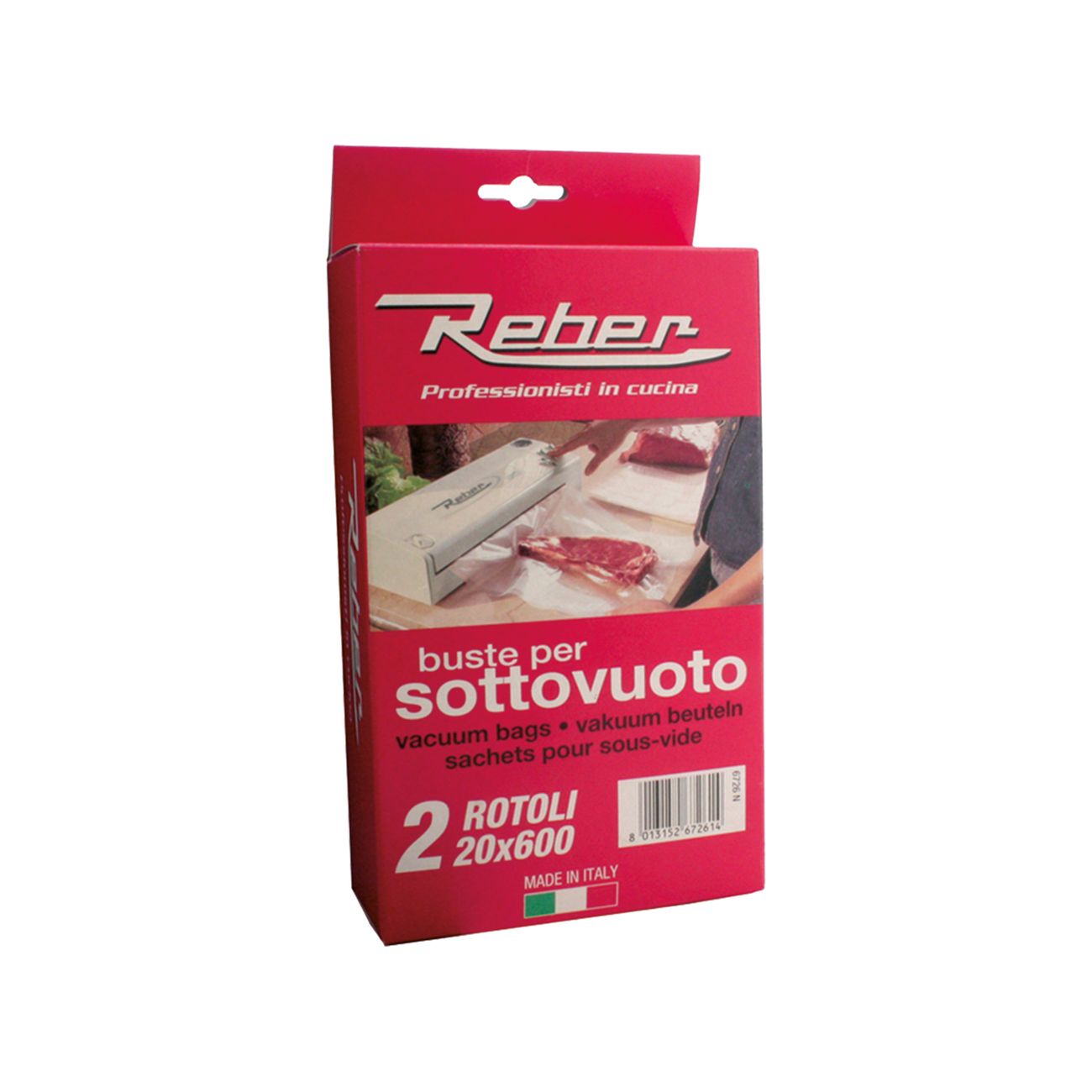 Sacchetti a rotoli per sottovuoto - reber