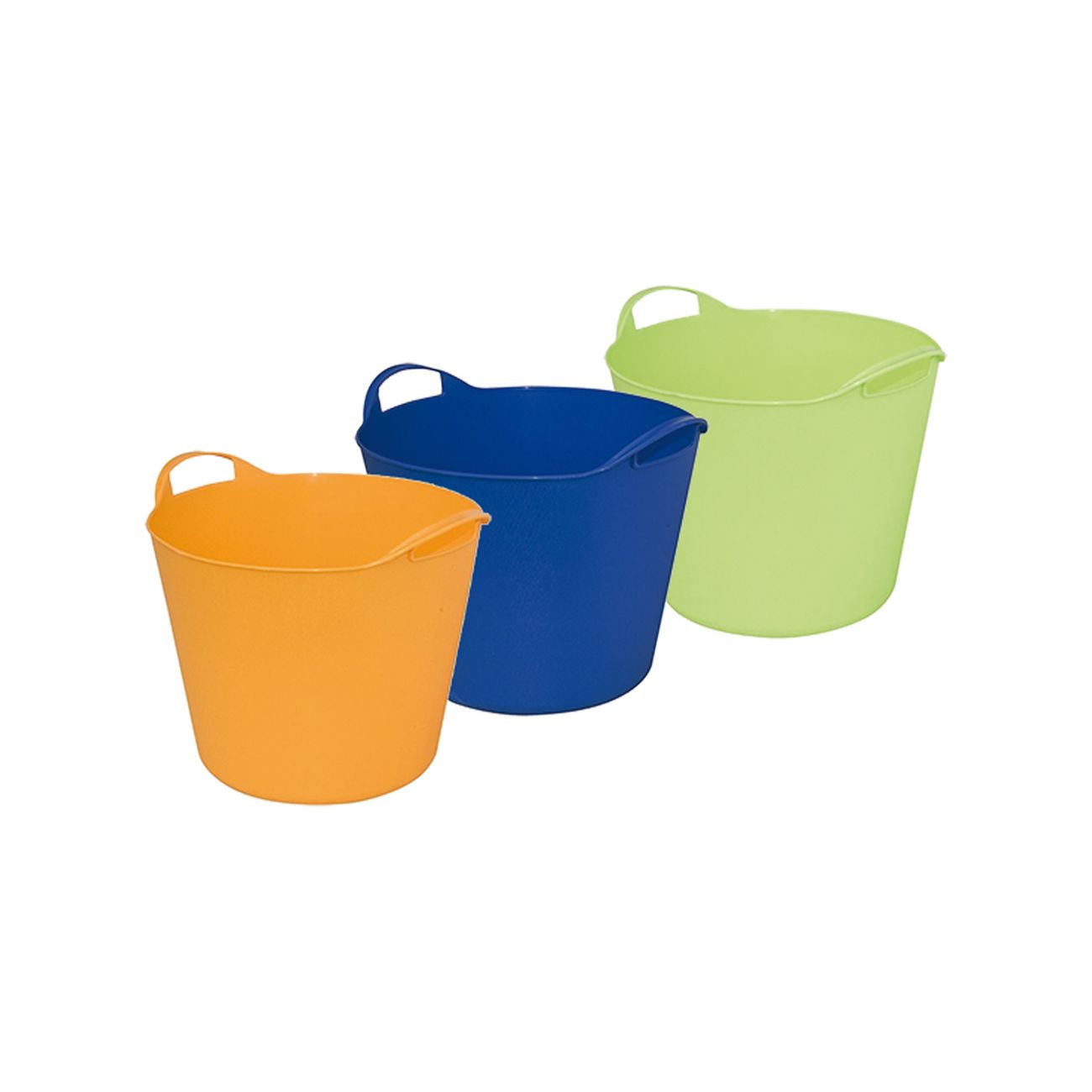 Secchio contenitore multiuso - Flex Bag - Ø 32cm - 15 lt - Arancione