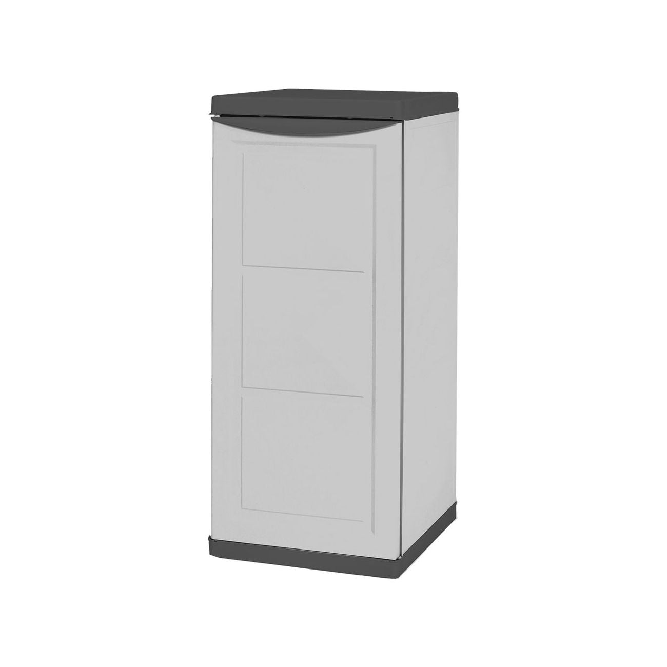 Armadio basso porta bombola 'colonna' cm 40 x 45 x h.91 - grigio/nero